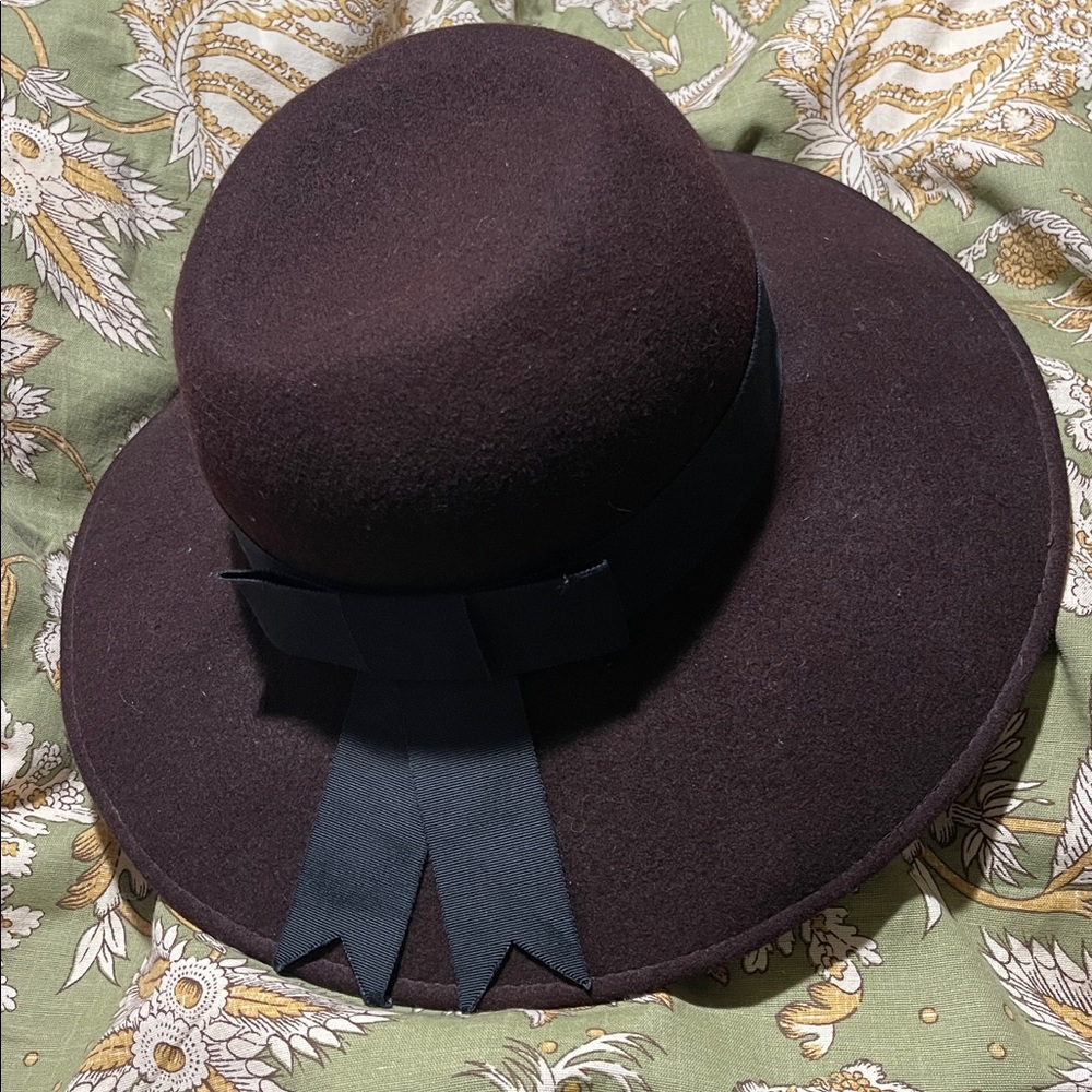 Chocolate 🍫 Brown Scala Hat 👒 Made in Italy